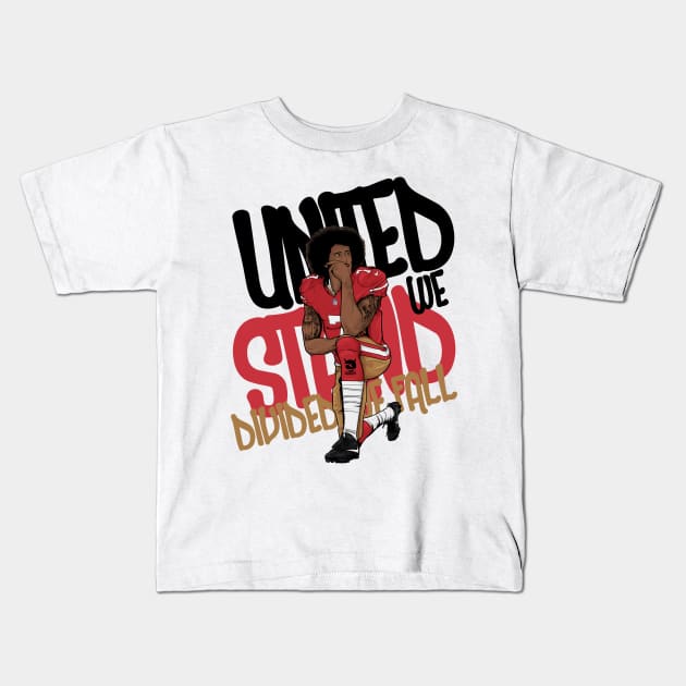 United We Stand Colin. Kids T-Shirt by akyanyme